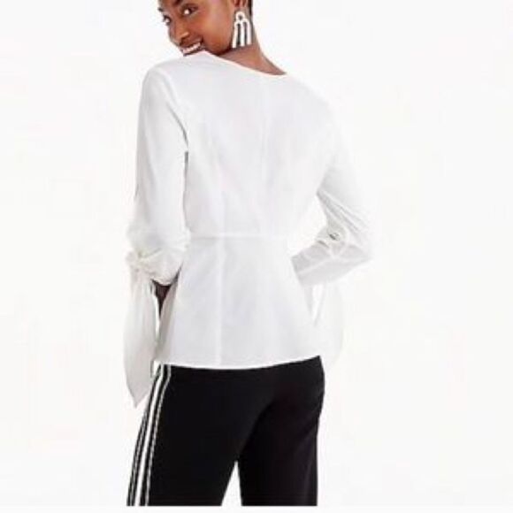 Universal Standard for J Crew Crisp Tie Black - Picture 4 of 11